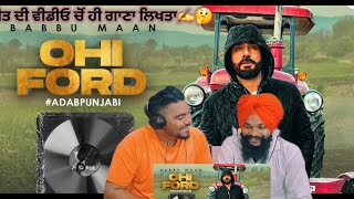 Babbu Maan - Ohi Ford (Full Song) AdabPunjabi | New Punjabi Songs 2022
