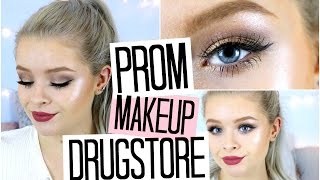 DRUGSTORE GLAMOROUS PROM LOOK | sophdoesnails