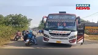 Accident Sparks Tension In Khordha's Begunia | Locals Block NH-57 In Protest