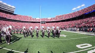 The Ohio State University Marching Band Cymbal Headcam (Pregame VS TTUN 2024)