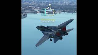 Aproximação incrível do F14 Tomcat no Rio de Janeiro #AmaZing #aviation #fly #losangeles #crazy #USA