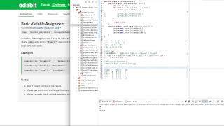 Basic Variable Assignment in Java from Edabit Solution