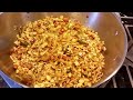 how to cook poha rice flakes with chopped almonds poha flattened rice