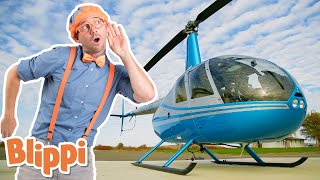 Blippi | Blippi Explores a Helicopter | Educational Videos for Toddlers | Helicopters for Children
