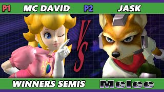 S@X 471 Winners Semis - MC David (Peach) Vs. Jask (Fox) Smash Melee - SSBM