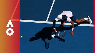 From all angles - Novak Djokovic pulls off remarkable lob | Australian Open 2018