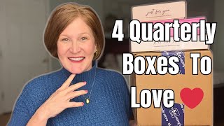 Unboxing 4 Unique Subscription Boxes | Quarterly Box Edition