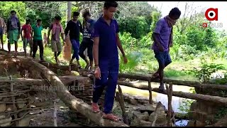 ଯାତାୟତ ପାଇଁ ଭଙ୍ଗା କାଠ ପୋଲହିଁ ସାହା | Road Problem Wood Bridge