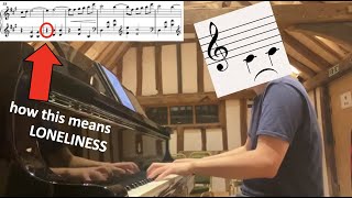 how to write sad piano music