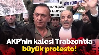 AKP'nin kalesi Trabzon'da büyük protesto: \