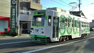 【路面電車動画】豊橋鉄道１０３　つりかけの音　３５００形