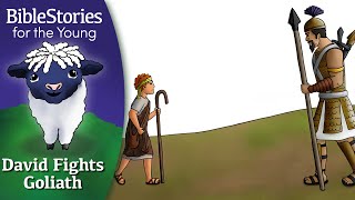 Day 93 David Fights Goliath Stepping Up For Gods Lambs Again ~ Daily Bible Stories for Children