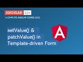 setValue() & patchValue() in Template Driven Form | Angular Form | Angular 13+