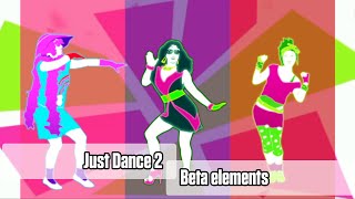 Just Dance 2 Beta elements