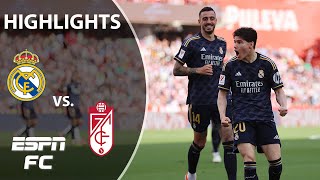 Granada vs. Real Madrid | LALIGA Highlights | ESPN FC