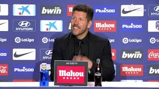 Rueda de prensa de Simeone tras el Atlético de Madrid vs Girona FC (3-3)