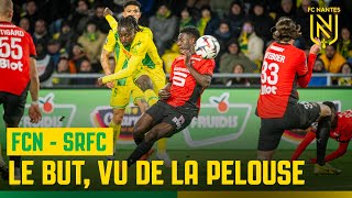 FC Nantes - Stade Rennais : le but de Moses Simon, vu de la pelouse !