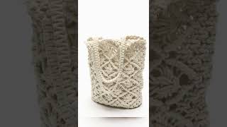 Трендовая макраме-сумка от Zara #макраме #macrame #makrame