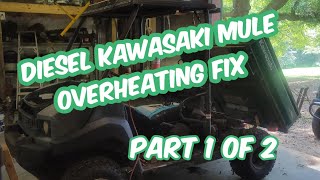 Kawasaki Mule 3010/4010 Diesel Overheating Issue Fix Part 1 of 2