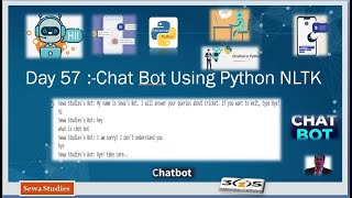 Day 57 Chat Bot Using Python NLTK