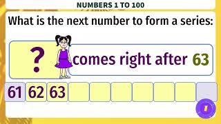 Topic: Learn | Learn Consecutive Numbers from 60 - 70  | Conceptual Maths Grade 1 | Animated Content