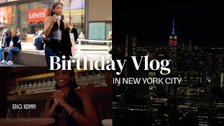 CELEBRATING MY 18TH BDAY IN NYC ALONE!!!! | Solo day, eating at restaurants, movies, exploring NYC