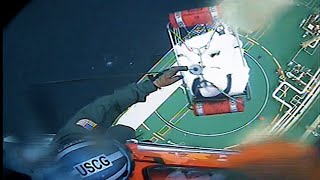 Coast Guard medevacs mariner 10 miles offshore Freeport, Texas