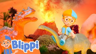 Blippi Dances With Dinosaurs | Blippi Toys | Music Video | Popular video