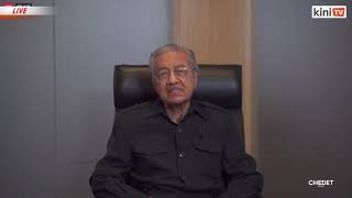 LIVE: Special statement by Dr Mahathir Mohamad