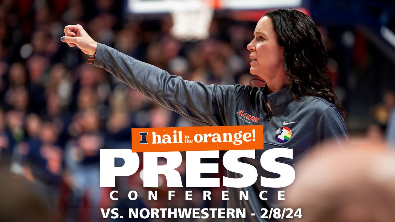 Illini WBB | Postgame Press Conference Vs. Northwestern (2/8/24) - YouTube