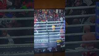 Meek Mill being put out the fight #boxing #fyp