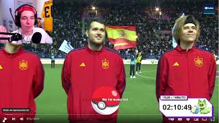 Folagor Reacciona FRANCIA 2-0 ESPAÑA (RESUMEN) PARTIDAZO DE YOUTUBERS 3 - DjMaRiiO vs AMINE