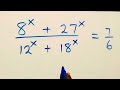 A wonderful Algebra Problem | Can you solve this? | Math Olympiad