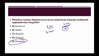 FA SORULARLA MİKROBİYOLOJİ (GRAM POZİTİF KOK SORULAR)