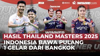 Hasil Final Thailand Masters 2025: Indonesia Sabet 1 Gelar Juara \u0026 3 Runner Up | OneNews Update