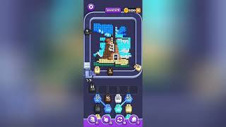 Pixel Flow Level 619 Solution Walkthrough