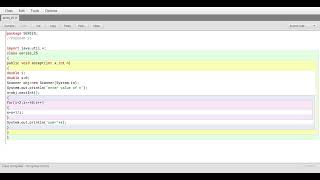 Blue Java : Series program part 25