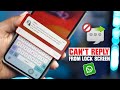 Fix Can't Reply to WhatsApp from Lock Screen or Notification on iPhone | Quick Reply Not Working