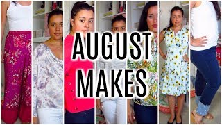 Everything I Sewed in August  |  August Makes