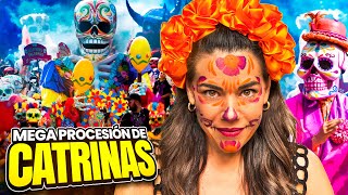 ¡IMPRESIONANTE DESFILE DE CATRINAS en DÍA de MUERTOS!