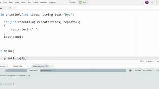 Default Parameters in Functions
