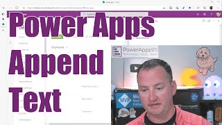PowerApps Append Text - Using forms or Patch create update only fields