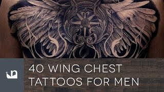 40 Wing Chest Tattoos For Men