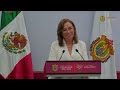 conferencia de prensa de la gobernadora rocío nahle