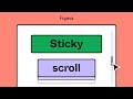 Figma tutorial: Sticky scroll
