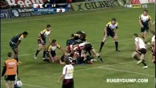 Butch James dangerous charge against the Brumbies