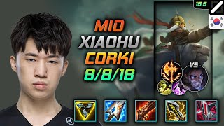 Corki Mid Build Xiaohu Trinity Force Conqueror - LOL KR Challenger Patch 15.5