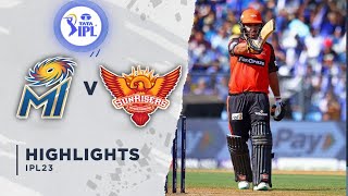 SRH vs MI Full Match Highlights 2023 | SunRisers Hyderabad vs Mumbai Indians Highlights