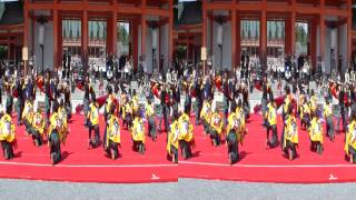 漢舞～京都さくらよさこい2012（平安神宮応天門前会場）3Ｄ