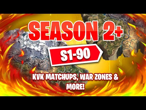 S2 KvK 1-90 Update! Matchups, Starting Locations, & Upcoming Wars in Zone 1! Call of Dragons